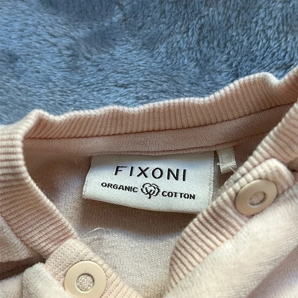 Fixoni - velour footed baby sleeper. Size 1-2 months - Picture 3 of 5